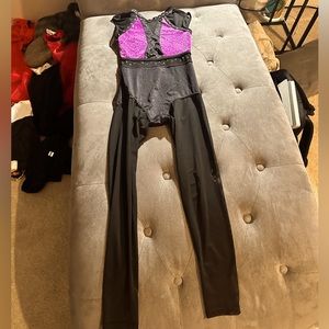 Dance costume unitard Large child